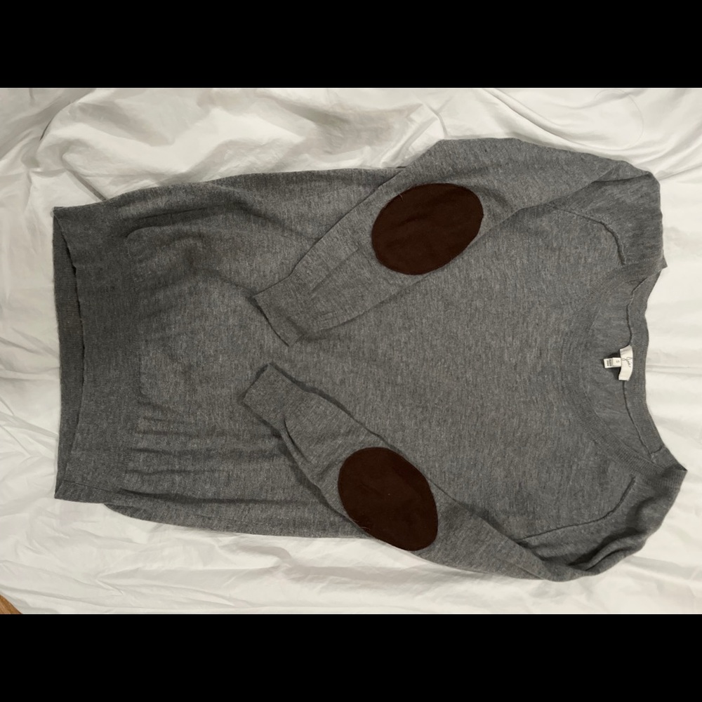 Joie grey 3/4 sleeve grey sweater